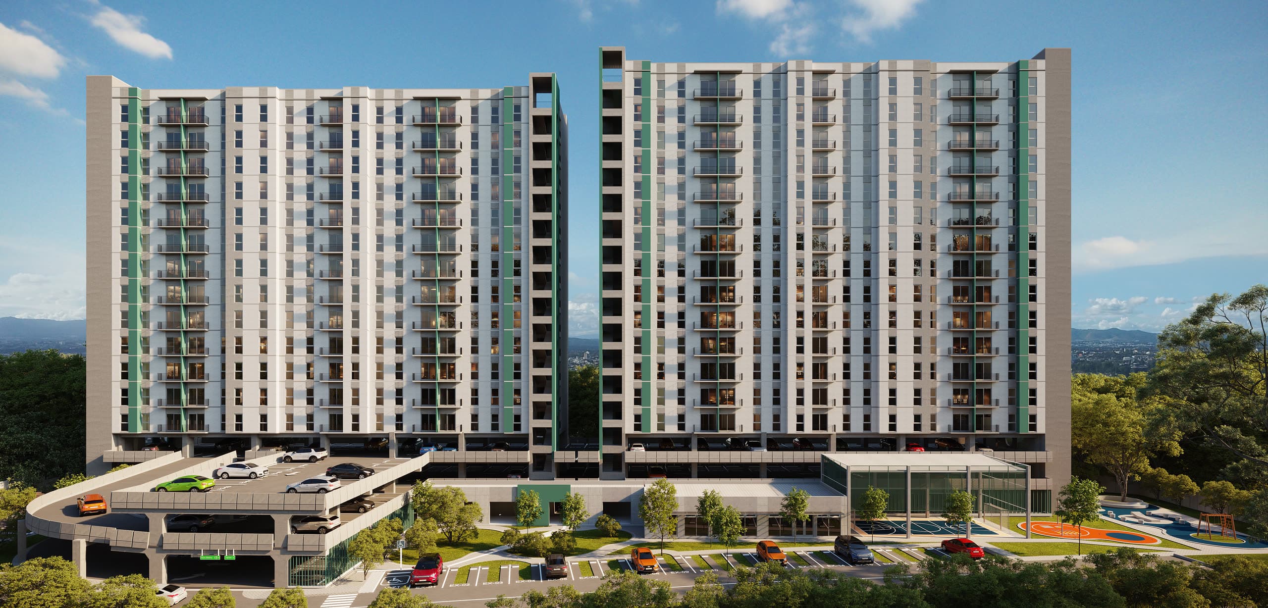 Renacer Condominio — Vista frontal